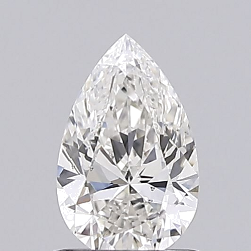 0.5 carat G-SI1 Natūralus Pear Deimantas (1)
