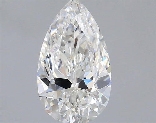 0.69 carat G-VS2 Natūralus Pear Deimantas (1)