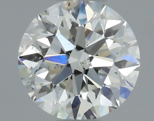 0.44 carat I-SI1 Excellent cut Natūralus Round Deimantas (1)