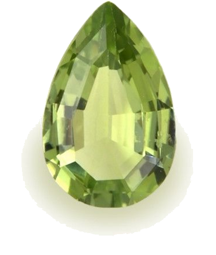 0.63 carat GREEN Pear Tourmaline (1)