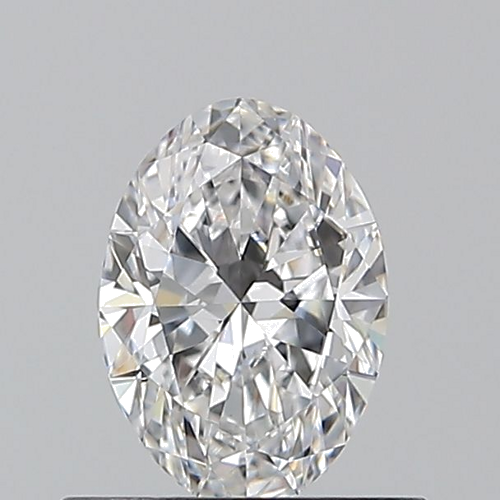 0.55 carat D-VVS2 Natūralus Oval Deimantas (1)