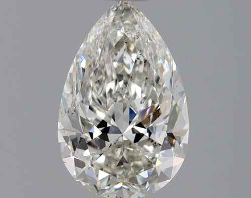 1.3 carat H-SI2 Natūralus Pear Deimantas (1)