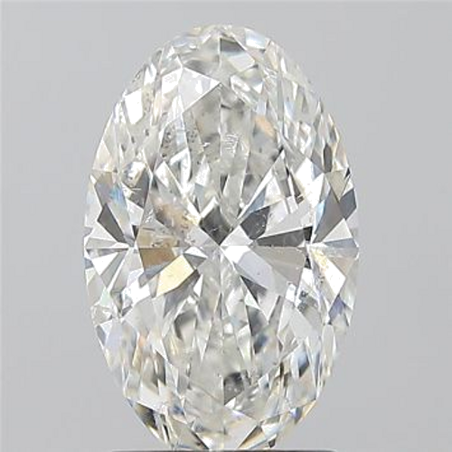 1.7 carat G-SI2 Natūralus Oval Deimantas (1)