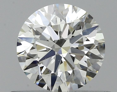 0.51 carat I-VVS2 Excellent cut Natūralus Round Deimantas (1)