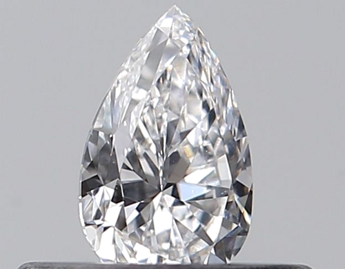 0.25 carat D-VS2 Natūralus Pear Deimantas (1)
