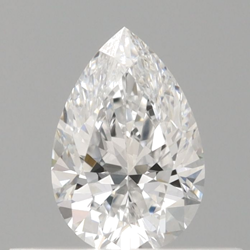 0.32 carat D-VVS1 Natūralus Pear Deimantas (1)