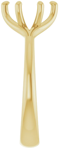 Sužadėtuvių Žiedas „Solitaire“ 14k yellow gold Oval 8mm x 6mm (4)
