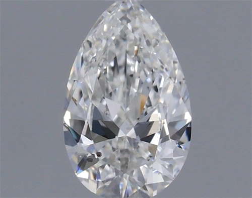 0.3 carat F-SI1 Natūralus Pear Deimantas (1)