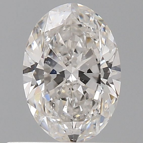 0.5 carat G-SI1 Natūralus Oval Deimantas (1)