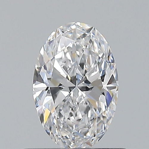 0.5 carat D-VVS2 Natūralus Oval Deimantas (1)