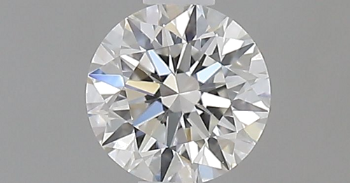 0.42 carat F-VVS1 Excellent cut Natūralus Round Deimantas (1)