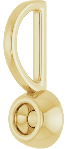 Pakabukas „Family Bar“ 14k yellow gold Round 2.5mm (2)