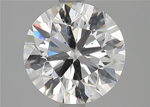 2.01 carat F-SI1 Very Good cut Natūralus Round Deimantas (1)