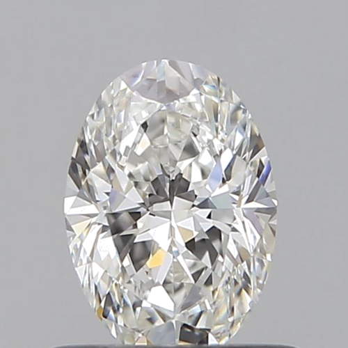 0.51 carat F-VVS1 Natūralus Oval Deimantas (1)