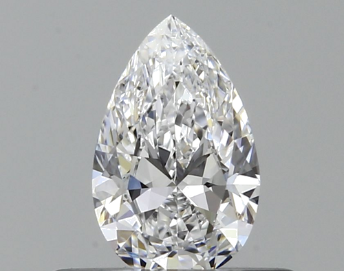 0.3 carat D-VVS1 Natūralus Pear Deimantas (1)