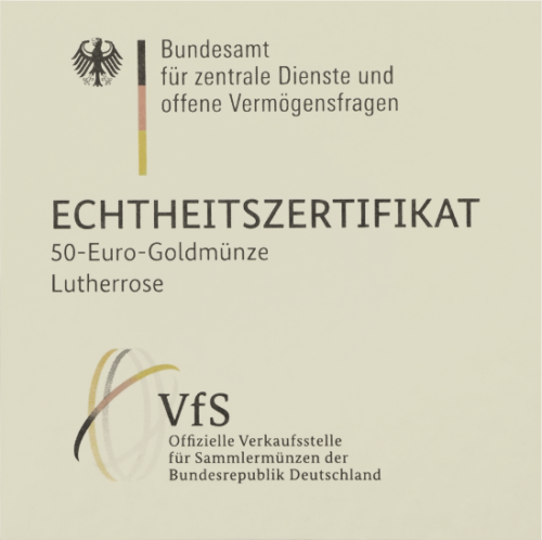 2017 Vokietija Reformacijos 500-osios metinės 50 eurų auksinė moneta (4)