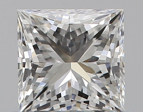 0.52 carat G-VVS1 Natūralus Princess Deimantas (1)
