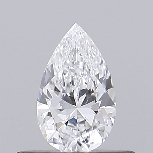 0.31 carat D-VVS2 Natūralus Pear Deimantas (1)
