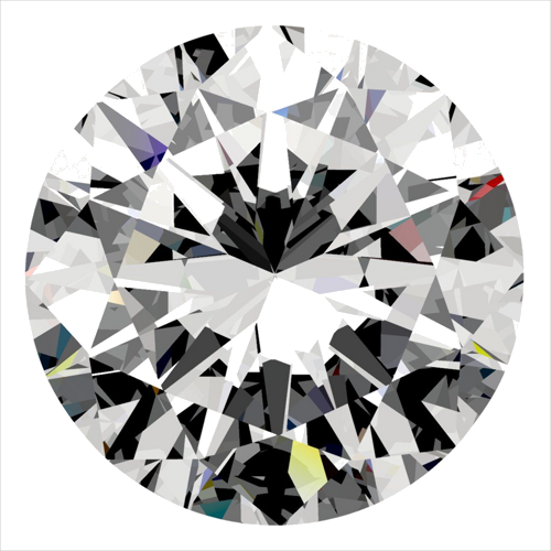 0.3 carat H-VS2 Very Good cut Natūralus Round Deimantas (1)