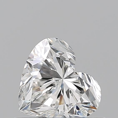 0.53 carat G-IF Natūralus Heart Deimantas (1)