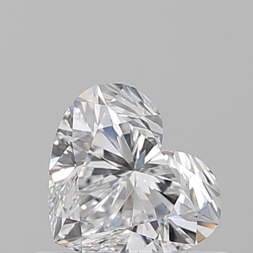 0.5 carat D-VVS1 Natūralus Heart Deimantas (1)