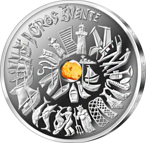 2021 Lithuania Sea Festival 5 euro silver coin (1)