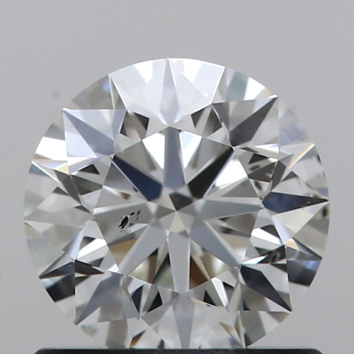 0.76 carat I-SI1 Excellent cut Natūralus Round Deimantas (1)