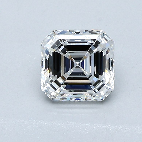 1.01 carat E-SI1 Natūralus Asscher Deimantas (1)