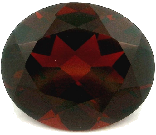 4.04 carat RED Oval Garnet (1)
