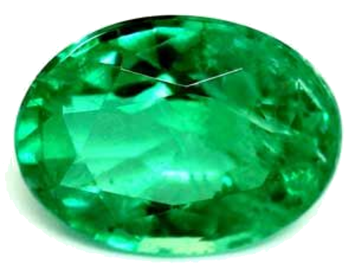 0.69 carat GREEN Oval Smaragdas (1)
