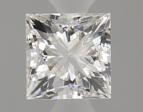 0.38 carat I-VVS2 Natūralus Princess Deimantas (1)