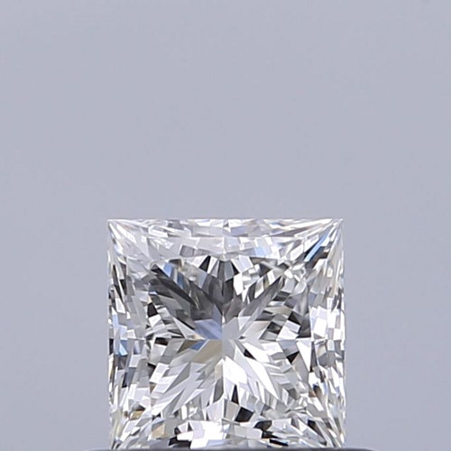 0.46 carat F-VVS1 Natūralus Princess Deimantas (1)