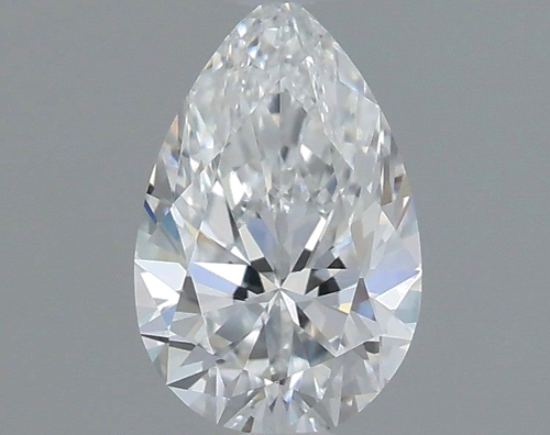 0.32 carat E-VVS1 Natūralus Pear Deimantas (1)