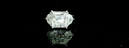 3.03 carat G-SI1 Natūralus Princess Deimantas (1)