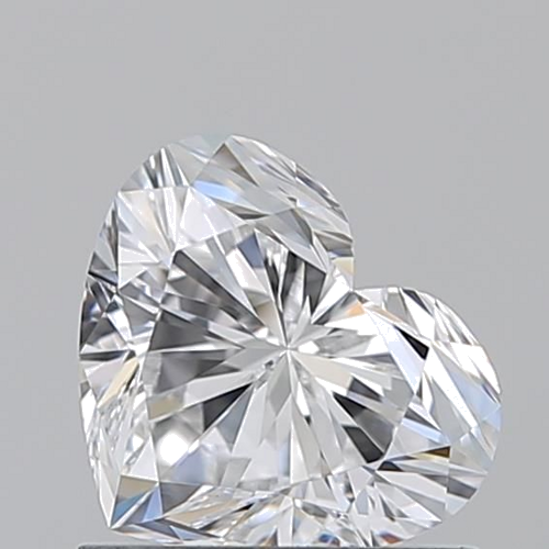 1.01 carat D-VVS2 Natūralus Heart Deimantas (1)