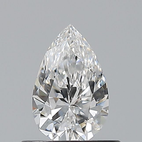 0.5 carat E-VS1 Natūralus Pear Deimantas (1)