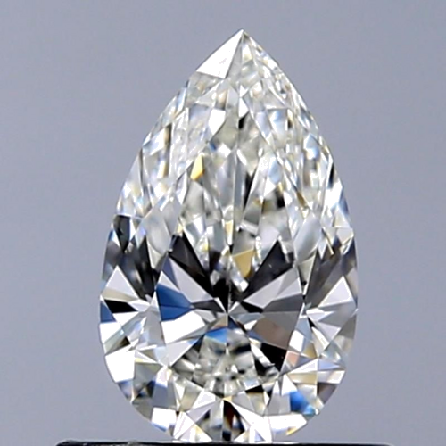 0.51 carat F-VS1 Natūralus Pear Deimantas (1)