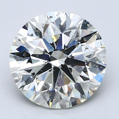 3.8 carat J-SI2 Excellent cut Natūralus Round Deimantas (1)