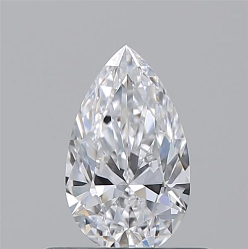0.51 carat D-VVS1 Natūralus Pear Deimantas (1)