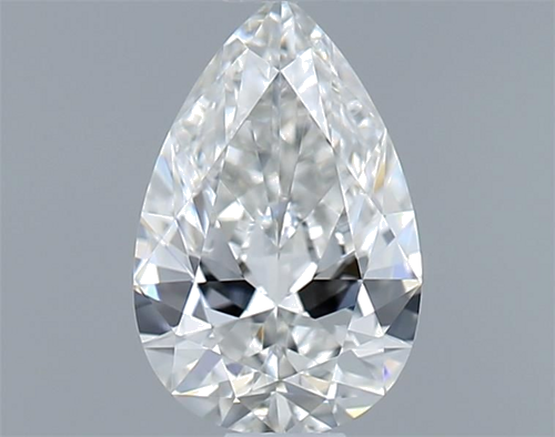 0.4 carat F-VS1 Natūralus Pear Deimantas (1)