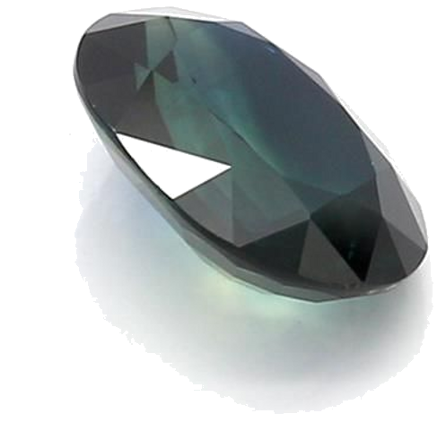 2.1 carat BLUE BRILLIANTSTEP cut Oval Safyras (1)