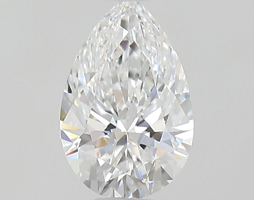0.52 carat E-VVS1 Natūralus Pear Deimantas (1)