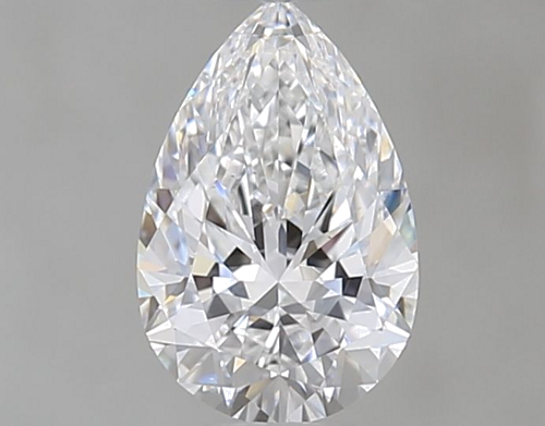 0.51 carat D-VS2 Natūralus Pear Deimantas (1)
