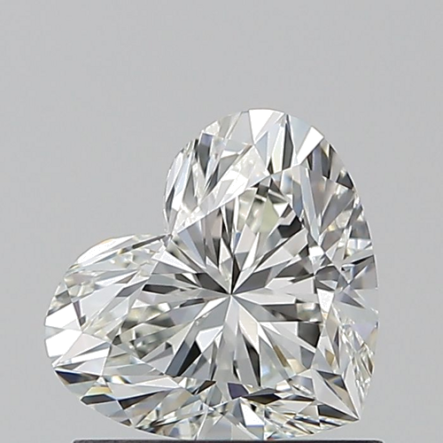 0.91 carat H-VVS2 Natūralus Heart Deimantas (1)