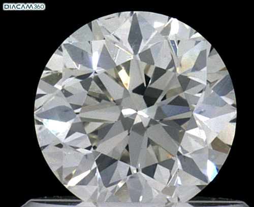 0.7 carat J-SI2 GD cut Natūralus Round Deimantas (1)