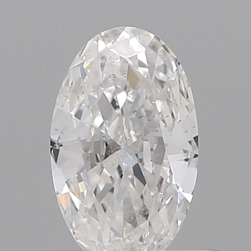 0.37 carat D-SI2 Natūralus Oval Deimantas (1)