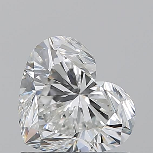 1.01 carat F-SI1 Natūralus Heart Deimantas (1)