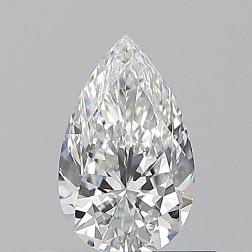 0.52 carat E-VVS1 Natūralus Pear Deimantas (1)