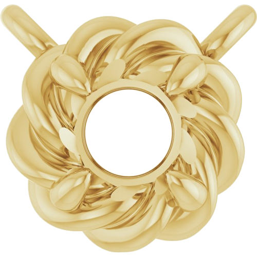 Pakabukas „Claw-Prong Rope“ 585 Geltonojo Aukso Round 3mm (1)