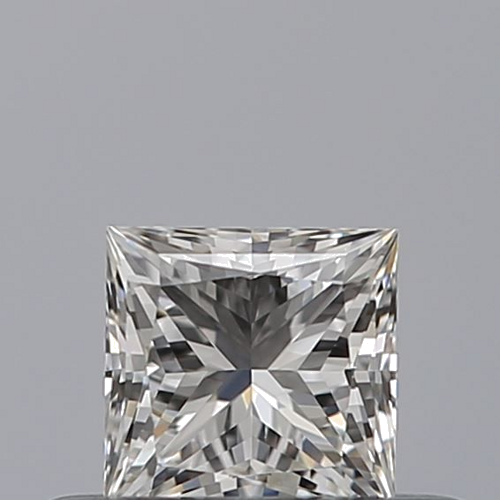0.32 carat F-VVS1 Natūralus Princess Deimantas (1)